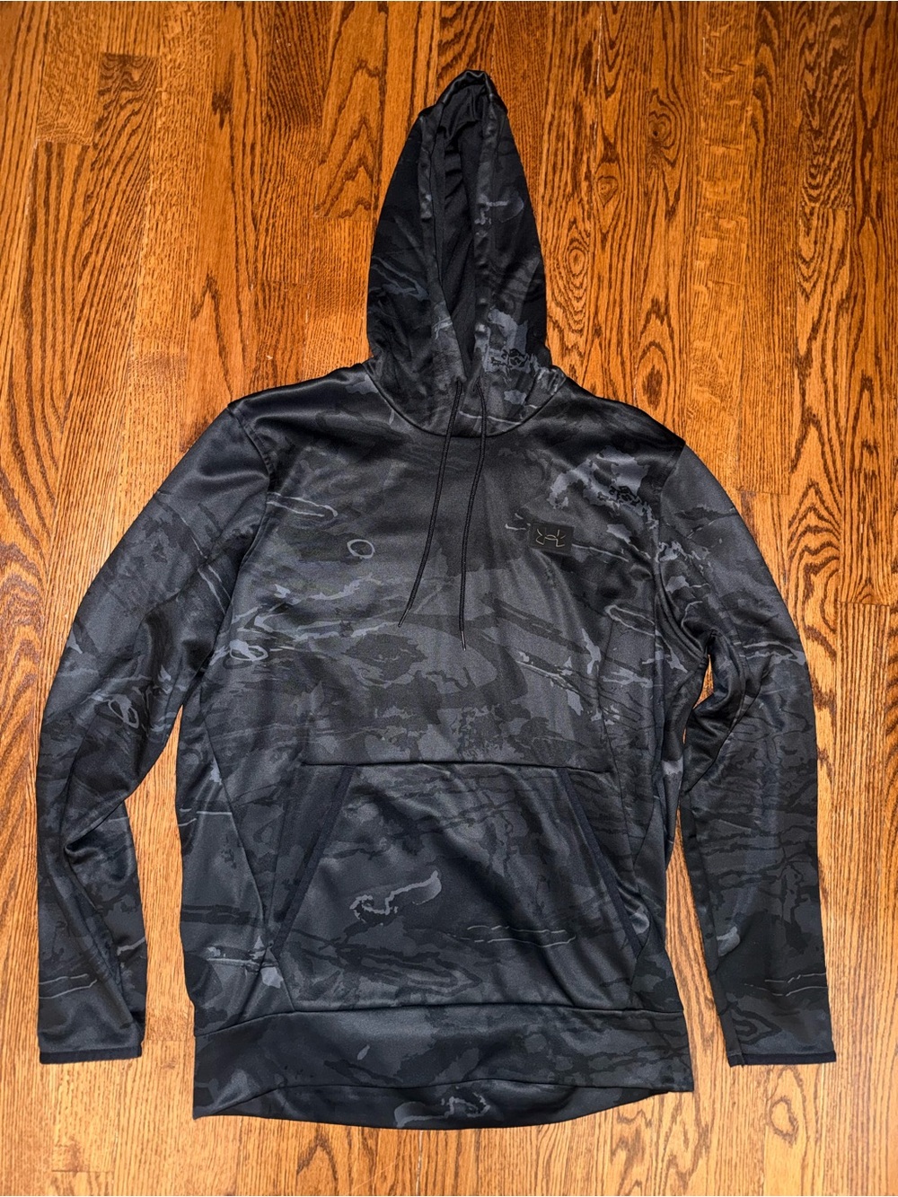 Under Armour Black Camo Hooded Pullover